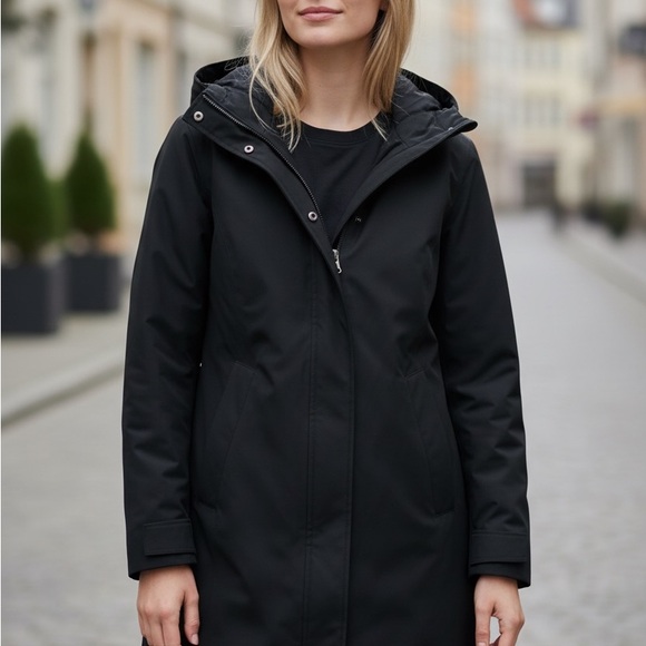Lands' End Jackets & Blazers - Lands End Long Black Winter Coat Insulated Capsule XS